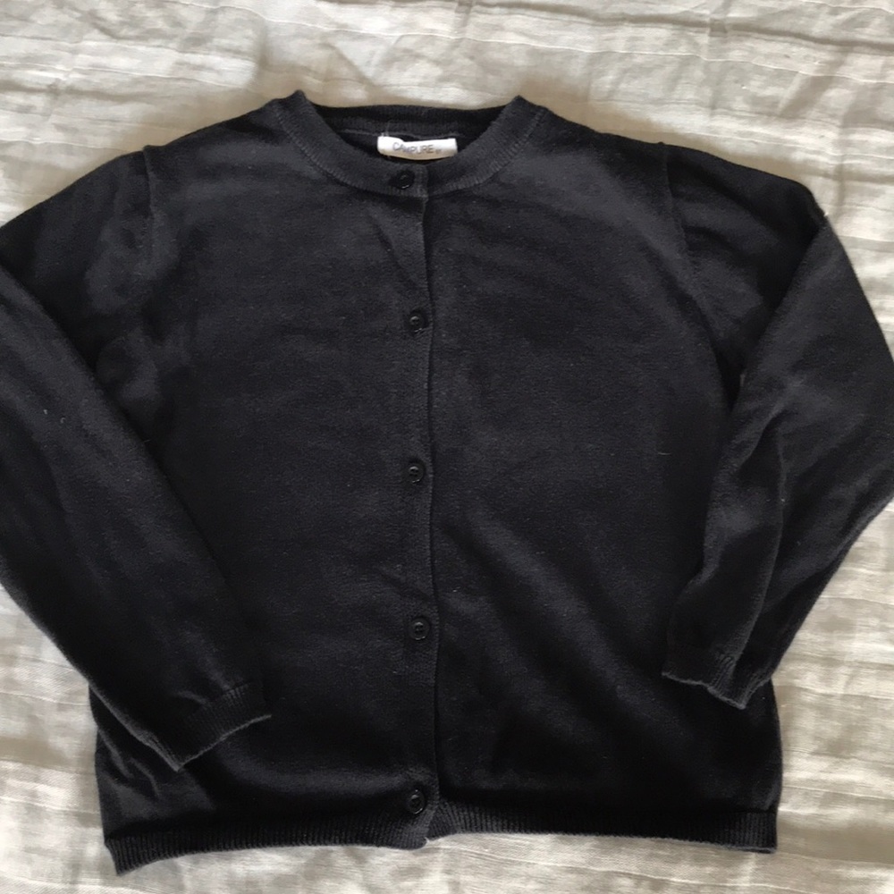Sz6 Campure 100% Cotton Black Cardigan